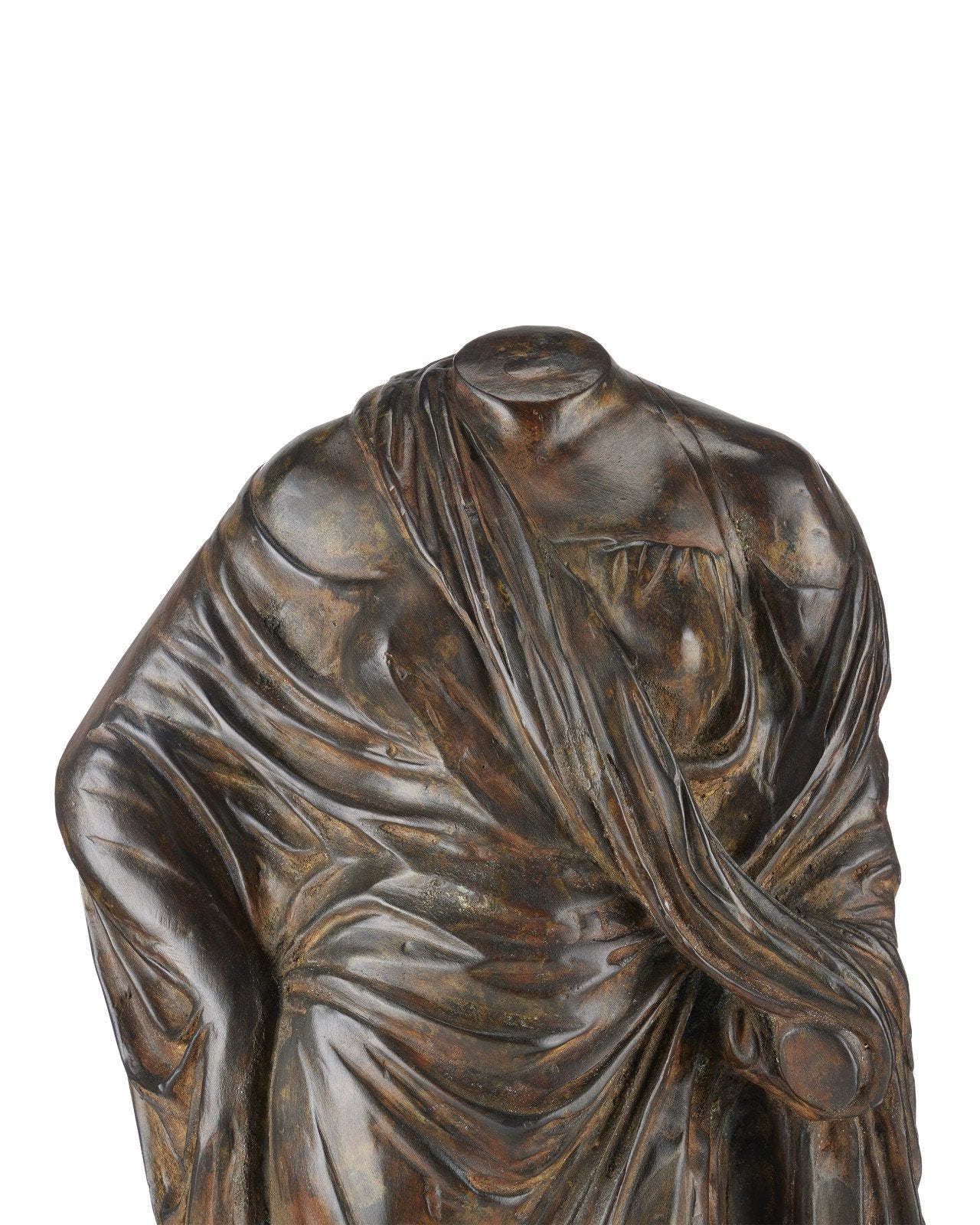 Greek Female Torso Bronze